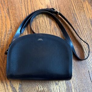 A.P.C. Classic Black Crossbody Bag